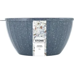 Qopqoqli salat idishi Sugar&Spice STONE 1,7 l qora tosh