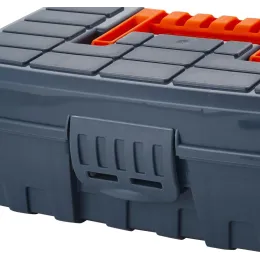 Бокс для хранения BLOCKER Techniker 9" серо-свинцовый/оранжевый