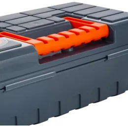 Бокс для хранения BLOCKER Techniker 9" серо-свинцовый/оранжевый