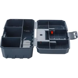 Бокс для хранения BLOCKER Techniker 9" серо-свинцовый/оранжевый