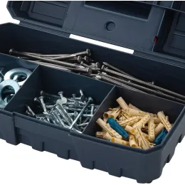 Бокс для хранения BLOCKER Techniker 9" серо-свинцовый/оранжевый