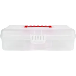 Бокс для хранения мелких предметов с отсеками BLOCKER HOBBY BOX 12" прозрачный