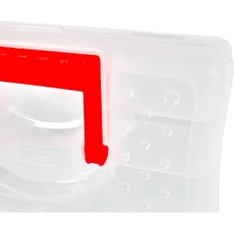 Бокс для хранения мелких предметов с отсеками BLOCKER HOBBY BOX 12" прозрачный