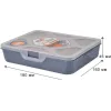 Kichik narsalar uchun organizator BLOCKER Master 7,5" qo'rg'oshin kulrang