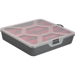 Kichik narsalar uchun organizator BLOCKER Master 8" qo'rg'oshin kulrang