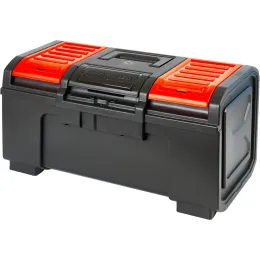 Ящик для инструментов BLOCKER Guru 19", черный, оранжевый