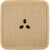 Корзина для хранения вещей со съемной крышкой 21л Keeplex Rattan морской песок