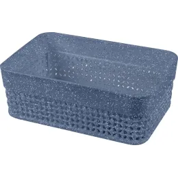 Kichik narsalarni saqlash uchun organizator Plast Team STONE А5 qora tosh