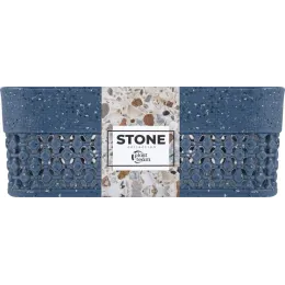 Kichik narsalarni saqlash uchun organizator Plast Team STONE А5 qora tosh