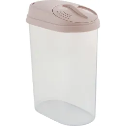 Контейнер для порошка с крышкой-дозатором 1,6л, Spin&Clean Vogue бежевый