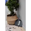 Совок с щеткой Spin&Clean STONE темный камень