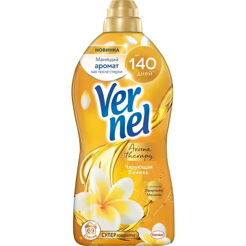 Kiyimlar uchun konditsioner konsentrat 69 ta yuvish uchun Vernel Charuyushaya vanil 1,74 l