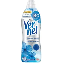 Kiyimlar uchun konditsioner konsentrat 34 ta yuvish uchun Vernel Fresh kontrol ledyanaya proxlada 0,87 l