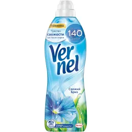 Kiyimlar uchun konditsioner konsentrat 36ta yuvish uchun Vernel Svejiy briz 0,91l