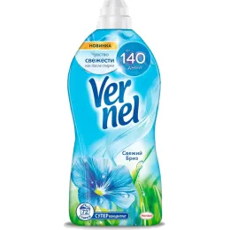 Kiyimlar uchun konditsioner konsentrat 72ta yuvish uchun Vernel Svejiy briz 1,82l