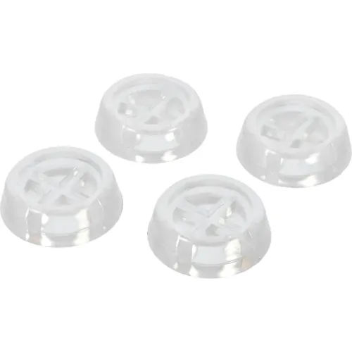 Kir yuvish mashinalari va muzlatgichlar uchun vibratsiyaga qarshi stendlar Vortex shaffof D=48mm 4 dona