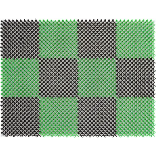 Ostona gilamchasi Vortex "O't" qora-yashil