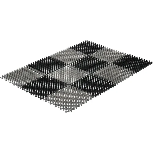 Ostona gilamchasi Vortex "O't" qora-kulrang