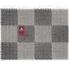 Ostona gilamchasi Vortex "O't" qora-kulrang