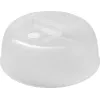 Mikroto'lqinli pech uchun qopqoq Plast Team bug' chiqarish klapanli 258mm shaffof