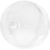 Mikroto'lqinli pech uchun qopqoq Plast Team bug' chiqarish klapanli 258mm shaffof
