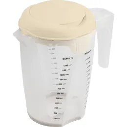 O'lchov idishi, blender uchun 1500 ml Plast Team STOCKHOLM sutli tuman