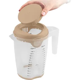 Кувшин мерный, емкость для блендера 1500 мл Plast Team STOCKHOLM шоколадный мокко