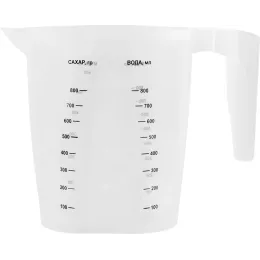 Кувшин мерный 1000 мл Plast Team STOCKHOLM прозрачный