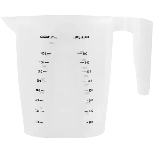 O'lchov idishi 1000 ml Plast Team STOCKHOLM shaffof
