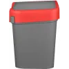 Контейнер для мусора, мусорное ведро 25 л, Econova Smart Bin красный