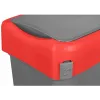 Контейнер для мусора, мусорное ведро 25 л, Econova Smart Bin красный