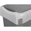Контейнер для мусора, мусорное ведро 25 л, Econova Smart Bin серый