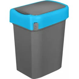 Контейнер для мусора, мусорное ведро 25 л, Econova Smart Bin синий
