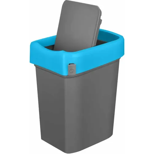 Контейнер для мусора, мусорное ведро 25 л, Econova Smart Bin синий