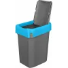 Контейнер для мусора, мусорное ведро 25 л, Econova Smart Bin синий