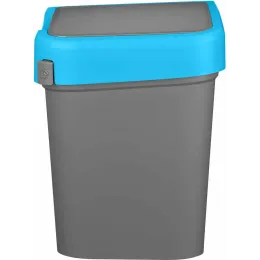 Контейнер для мусора, мусорное ведро 25 л, Econova Smart Bin синий