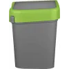 Контейнер для мусора, мусорное ведро 25 л, Econova Smart Bin зеленый