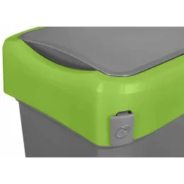 Контейнер для мусора, мусорное ведро 25 л, Econova Smart Bin зеленый