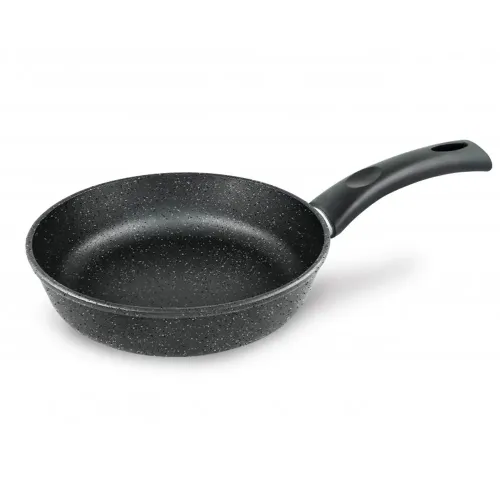 Сковорода 20 "Каменная" Черный гранит