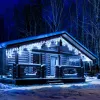 Гирлянда новогодняя для елки Vegas "Бахрома" 192 холодных LED, 6х0,6+5 метров