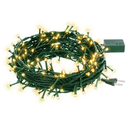Yangi yil archasi va ichki bezatish uchun girlyanda Vegas "Нить" 200 ta issiq LED, 20 metr