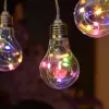 Yangi yil archasi va ichki bezatish uchun girlyanda Vegas "Ретро лампы" 60 ta rang-barang LED 1,8+пров.3 метра