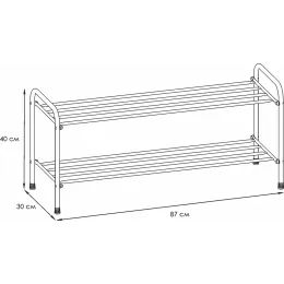 Подставка для обуви ЗМИ Альфа 32 белый