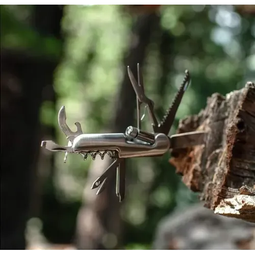 Multitool BoyScout "Universal" 61285 14 funktsiya, LED chirog'i bilan