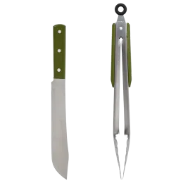 Набор для барбекю, нож и щипцы BoyScout 61583