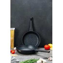 Сковорода антипригарная Tesoro Florence TF1120 черный