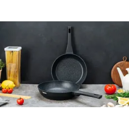 Сковорода антипригарная Tesoro Florence TF1120 черный