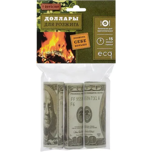 Yonish uchun dollar BoyScout 61601 3 dona