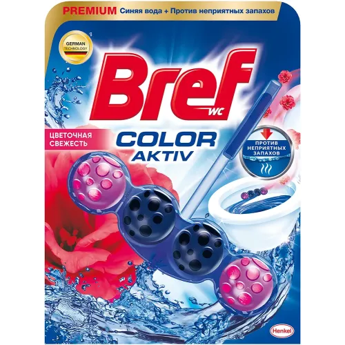 Hojatxona uchun blok Bref Color Activ Cvetochnaya svejest, 50 g