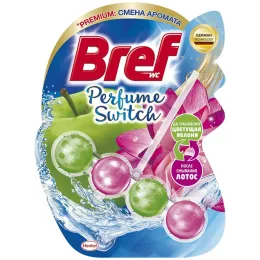 Hojatxona uchun blok Bref Perfume Switch Cvetushaya yablonya va lotos, 50 g